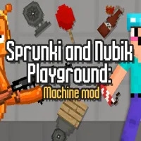 Sprunki and Nubik Playground: Machine mod