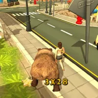 Wild Animal Zoo City Simulator